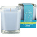 Aroma Naturals Tranquility VegePure Aromatherapy Square Glass Soy Candle