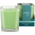 Aroma Naturals  Vitality VegePure Aromatherapy Square Glass Soy Candle