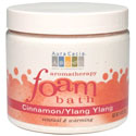 Aura Cacia Cinnamon & Ylang Ylang Aromatherapy Foam Bath, 14 oz