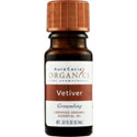 Aura Cacia Organic Vetiver Essential Oil, 0.33 oz