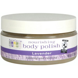 Aura Cacia Lavender Nourishing Body Polish, 8 oz